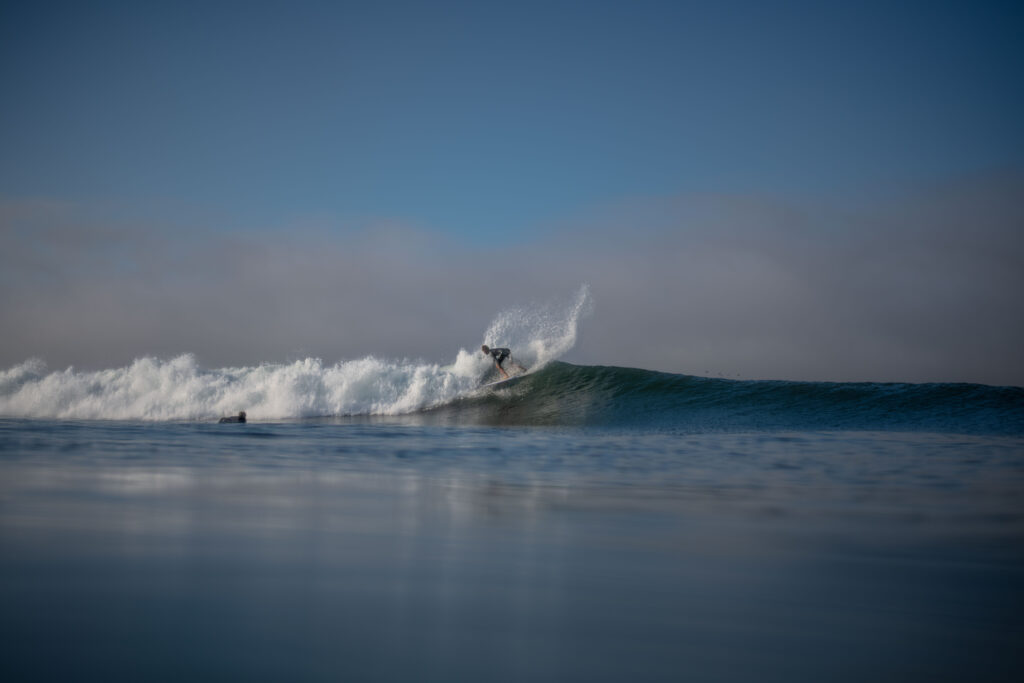 Water angle surf photography from Lower Trestle day one of the waiting period for the WSL final