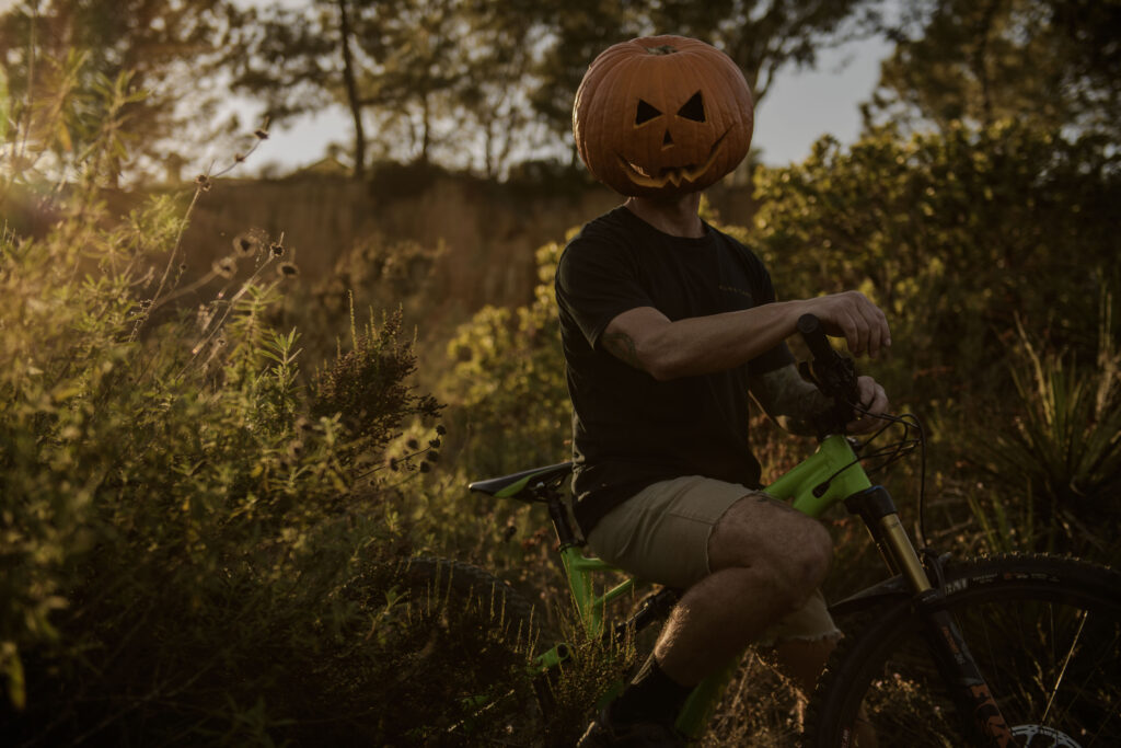 halloween brand photography, cycling photos for halloween