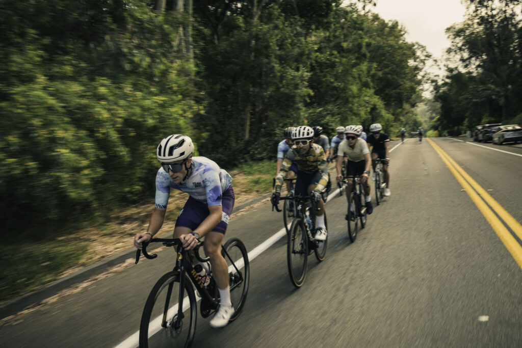 Team Beast riding through Rancho Santa Fe