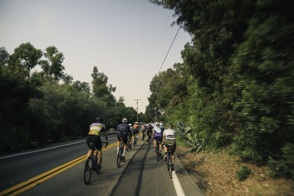 Team Beast riding through Rancho Santa Fe