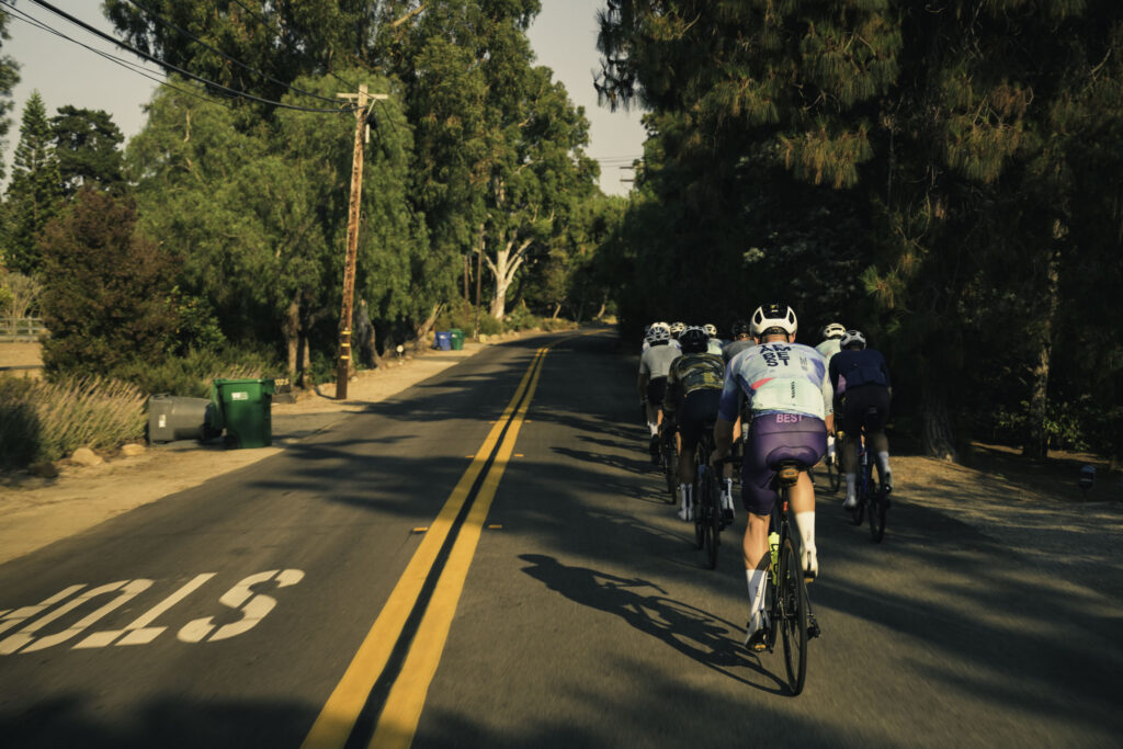 Team Beast riding through Rancho Santa Fe