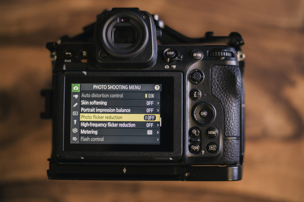 Banding Issue with Nikon Z8 and Z9 in Flash Photography, camera settings