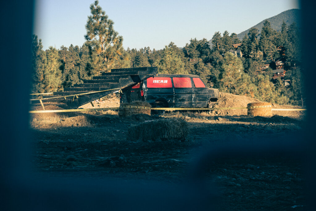bear mountain hotdogs and handrails van feature for the pro motocross race at the Big Bear grand prix