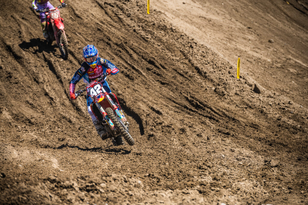 gas gas factory racing at Fox Raceway in Pala California during the pro motocross outdoor series