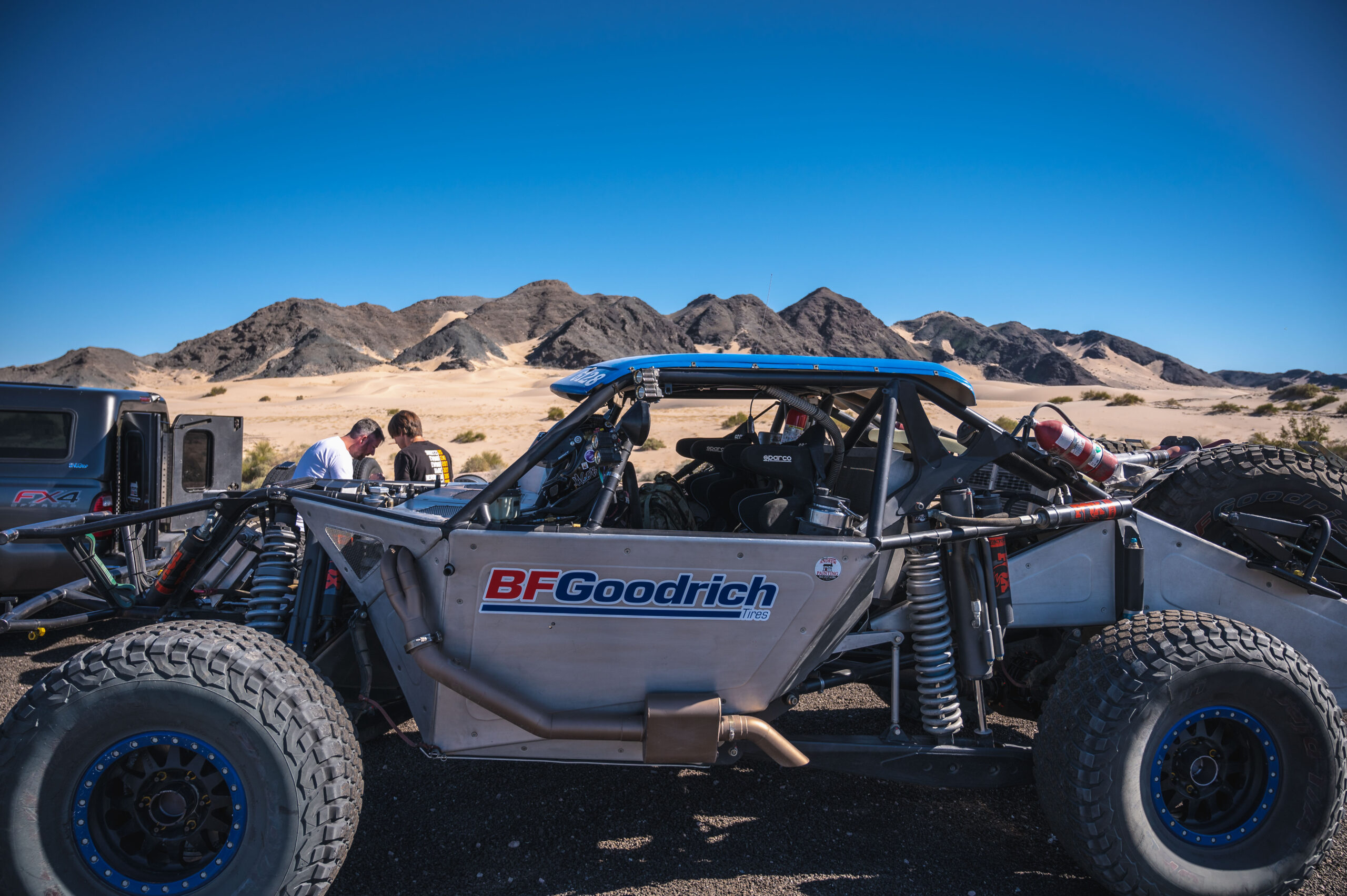spec trophy truck prerunning the baja 1000
