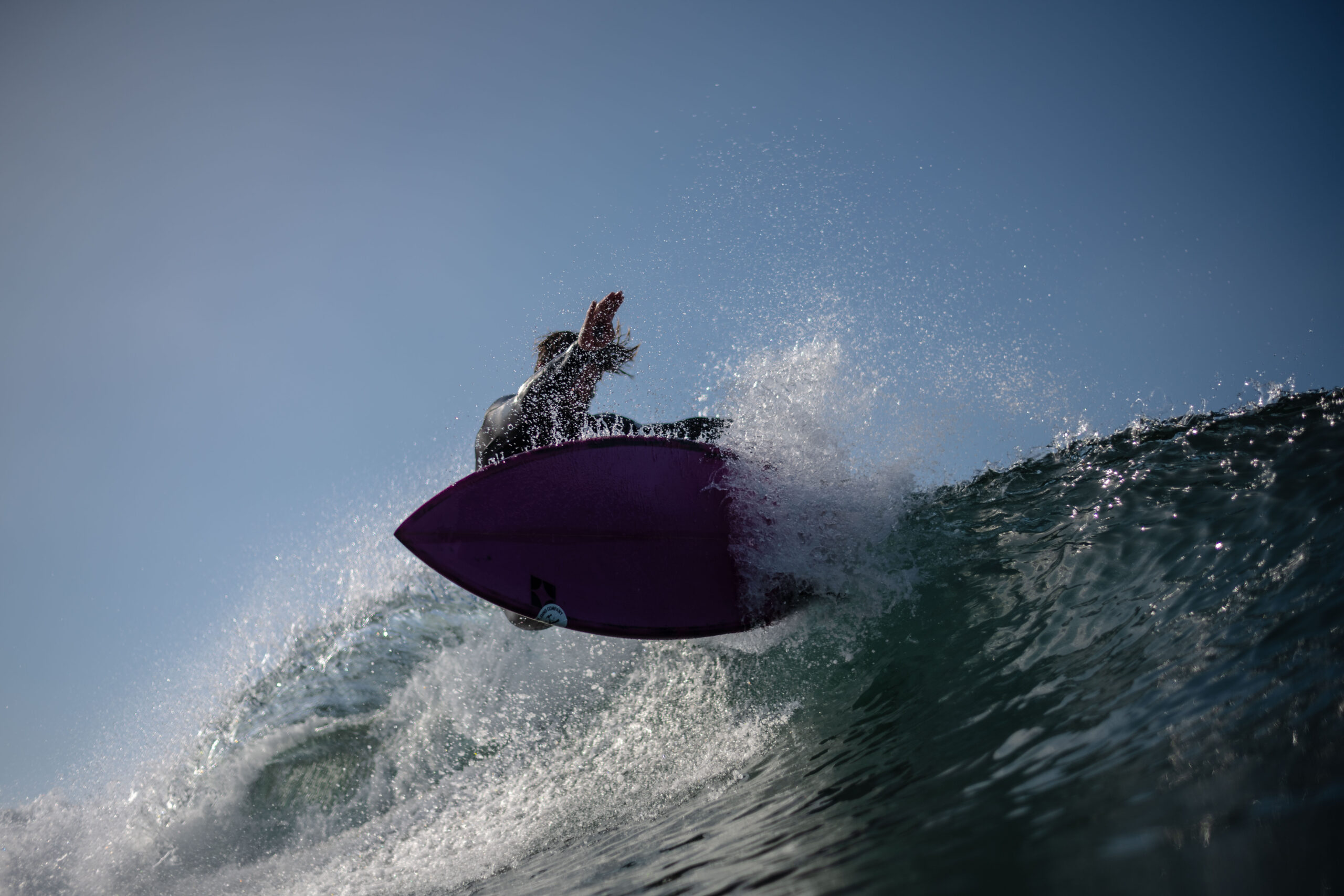 Water angle surf photography from Lower Trestle day one of the waiting period for the WSL final