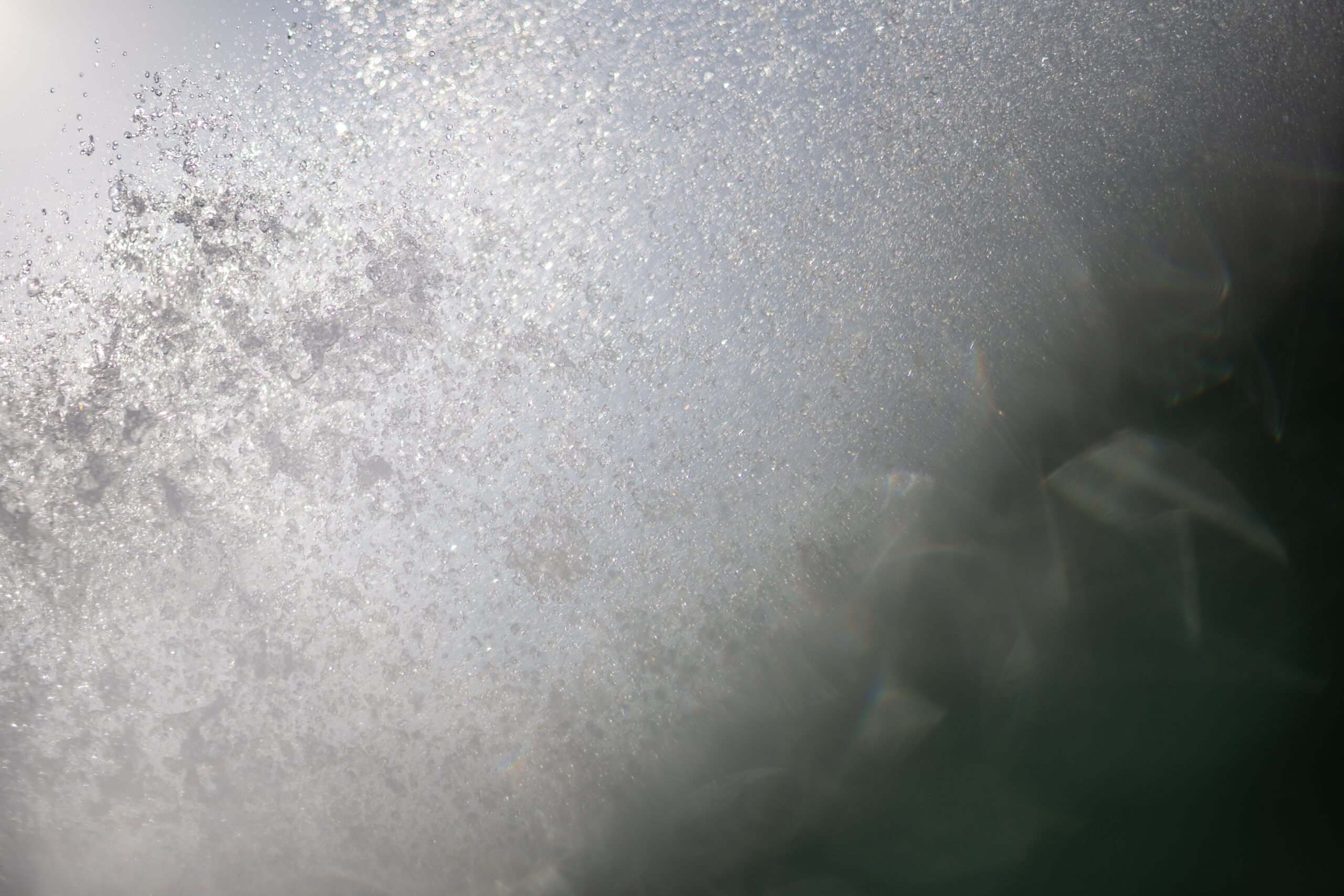 Water angle surf photography from Lower Trestle day one of the waiting period for the WSL final