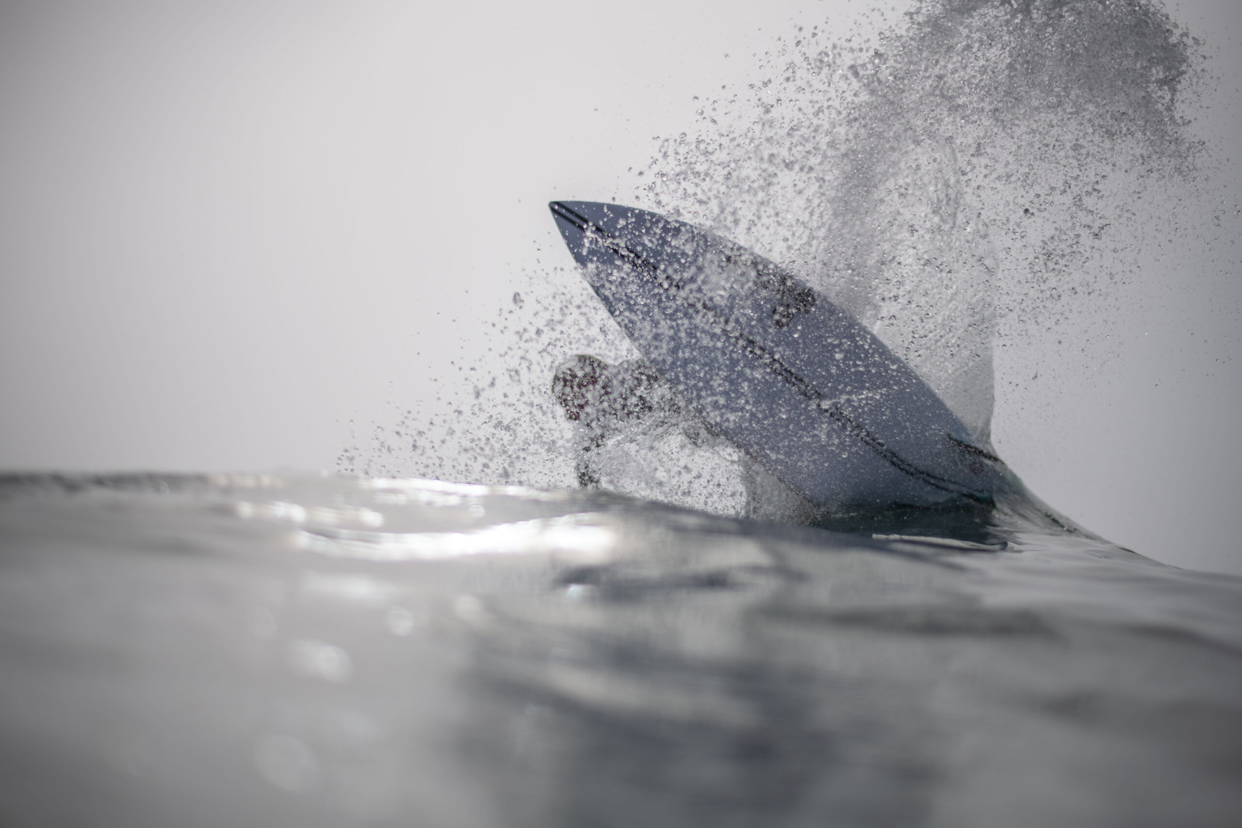 Water angle surf photography from Lower Trestle day one of the waiting period for the WSL final