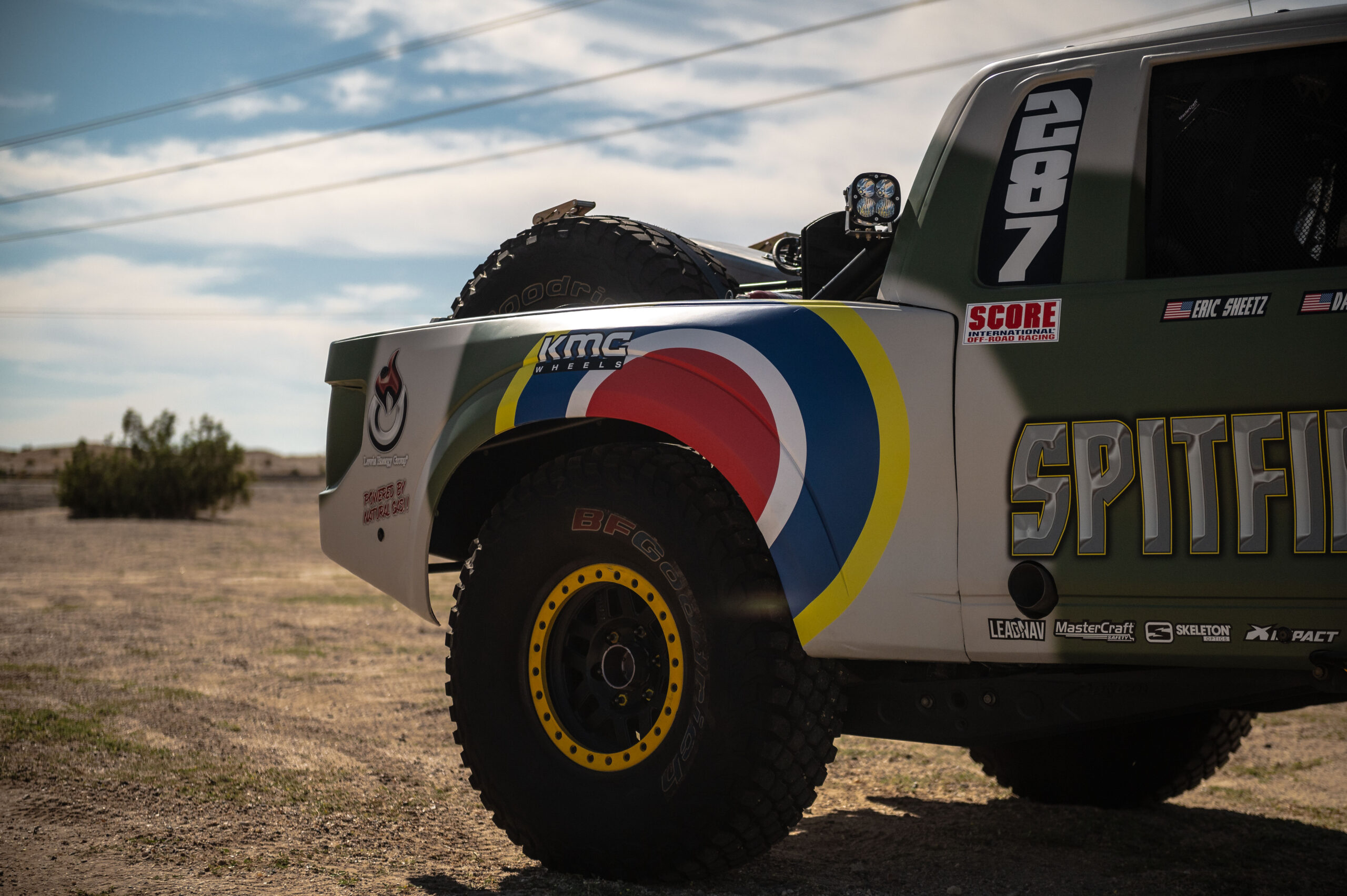 spitfire racing, spec trophy truck