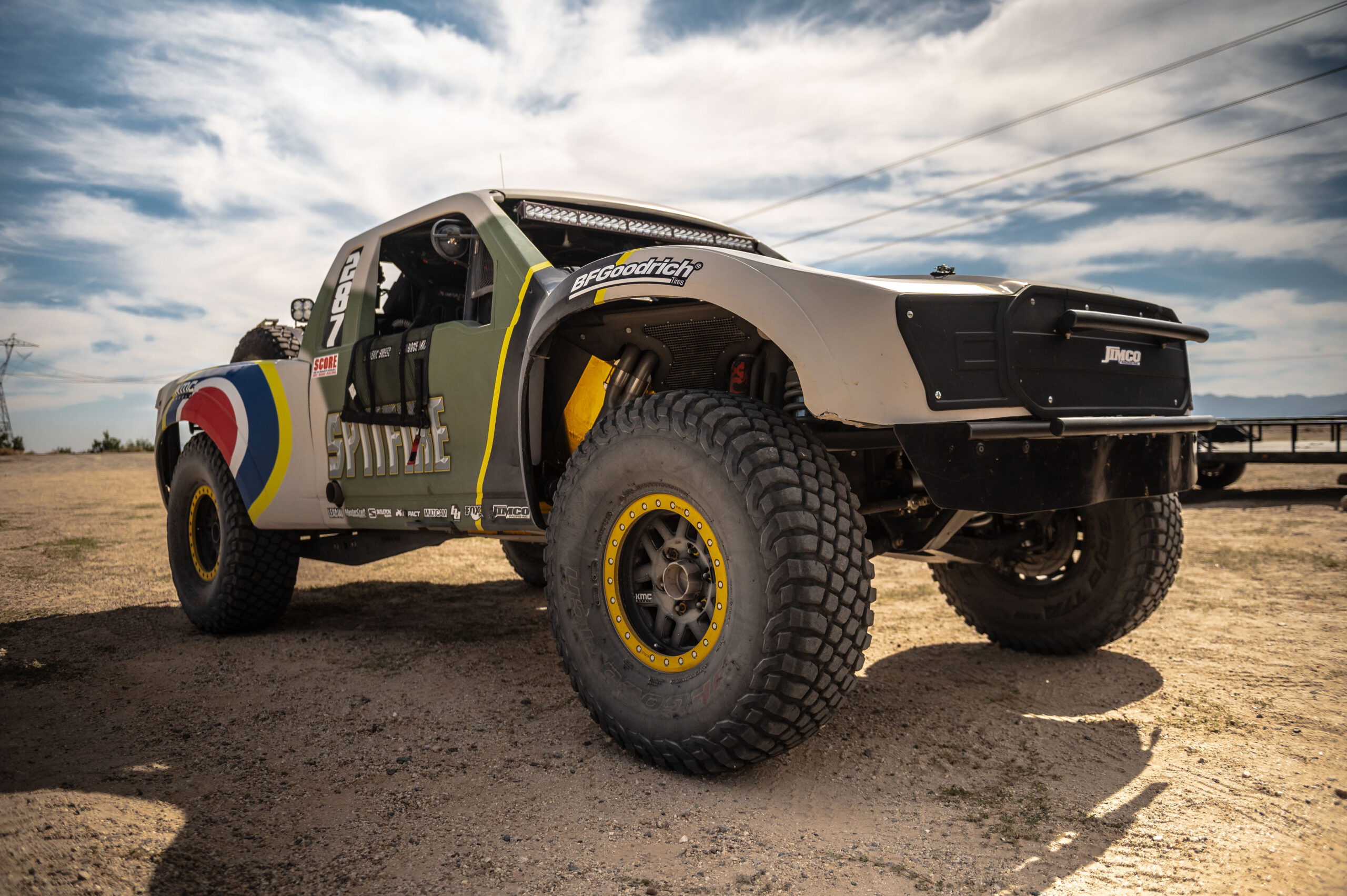 jimco spec trophy truck, spitfire racing