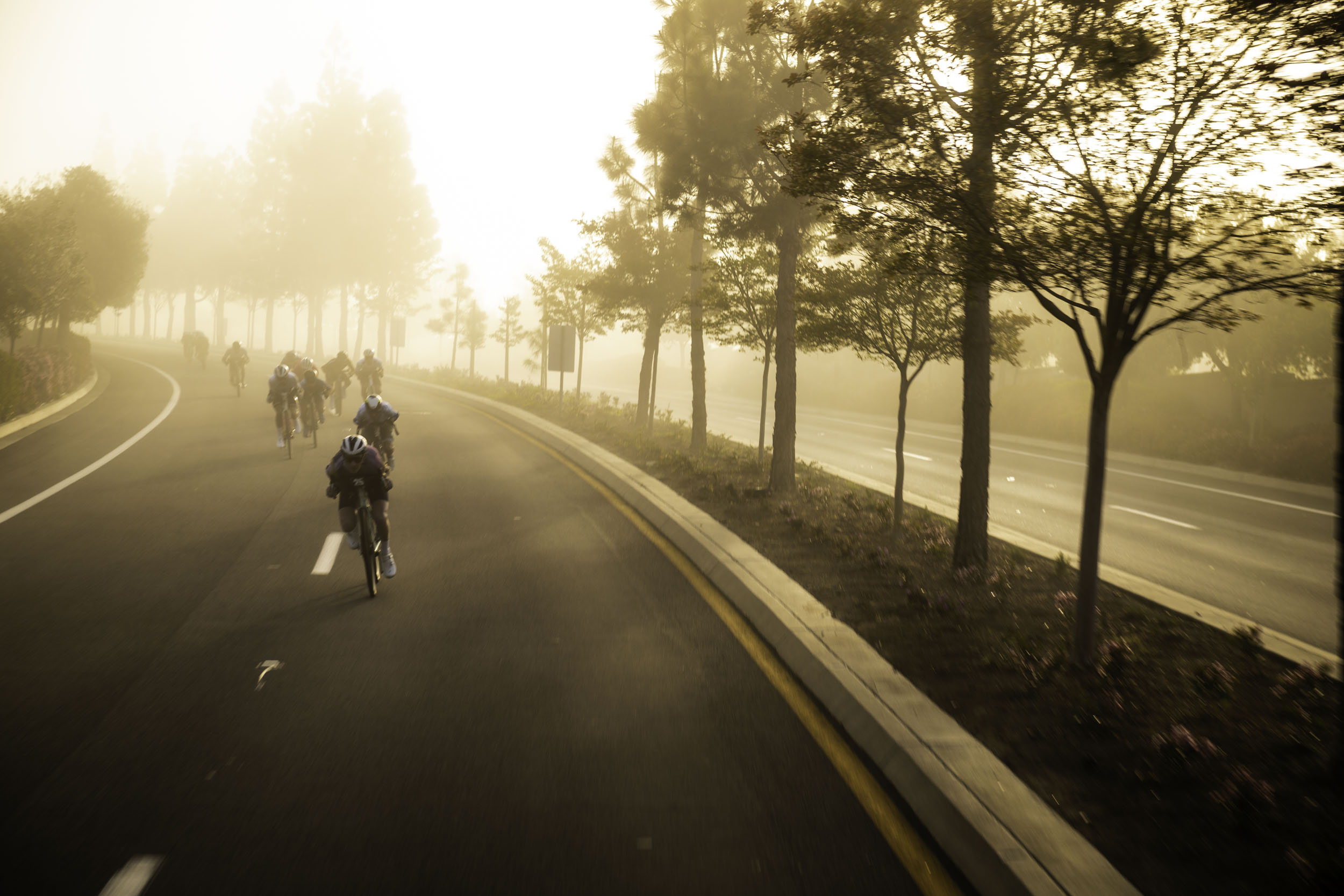 coming down twin oaks road in the morning bwr california 2024